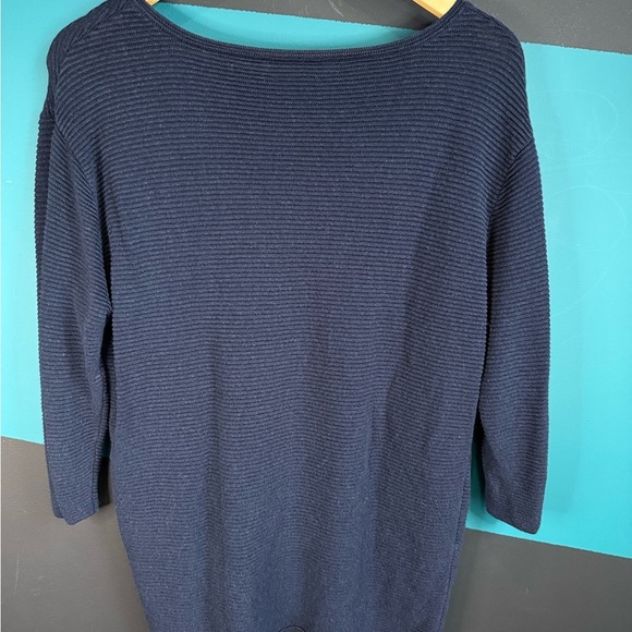 Wilfred Midnight Blue Crew Neck Sweater - Picture 3 of 8